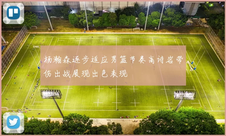 杨瀚森逐步适应男篮节奏高诗岩带伤出战展现出色表现